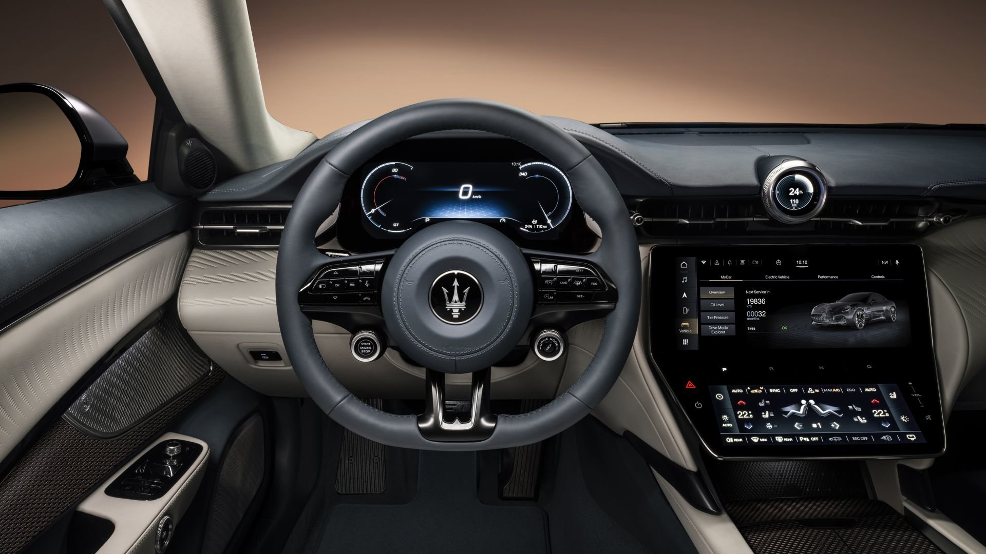 Nội thất Maserati GranTurismo